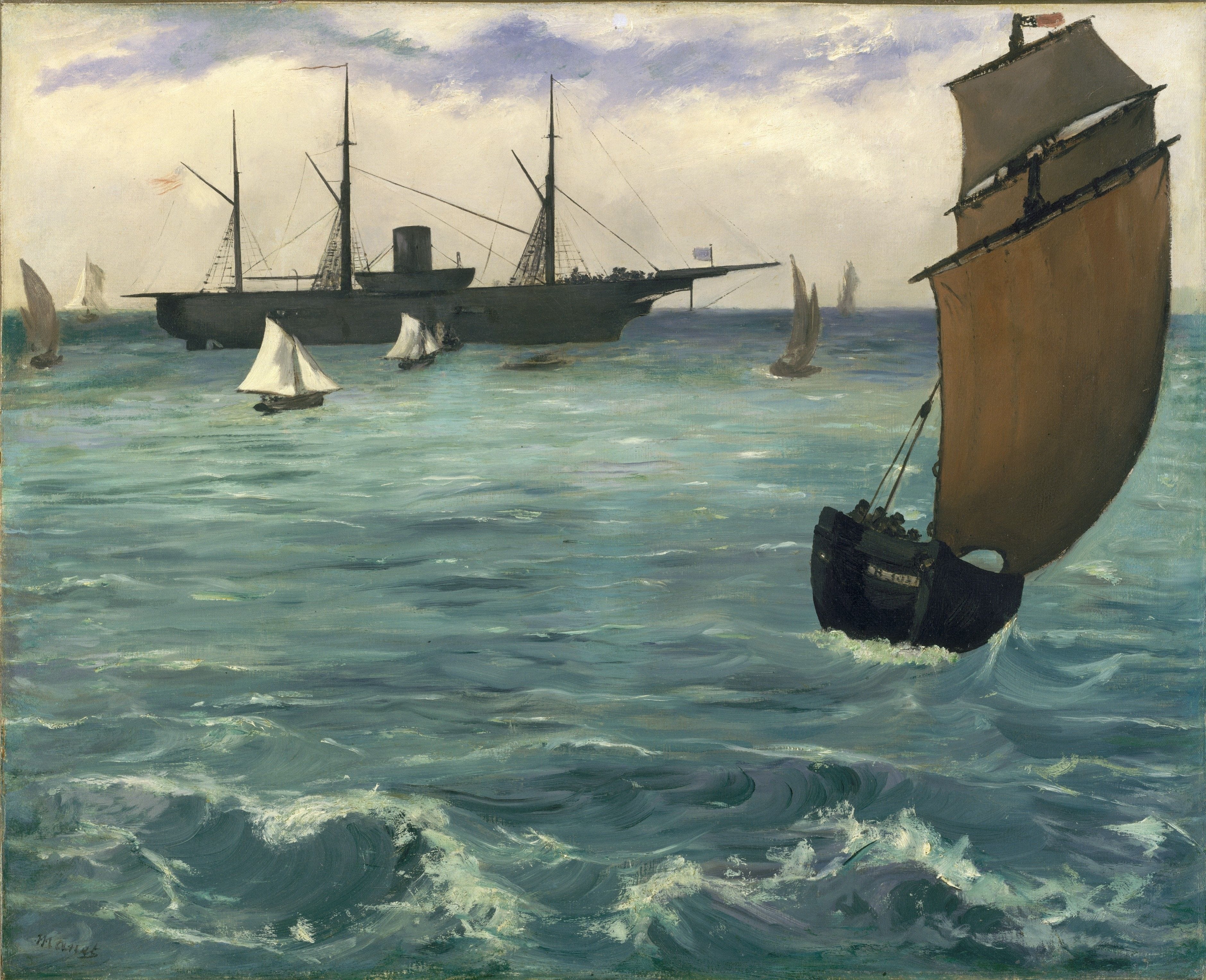 Signed artworks by Manet