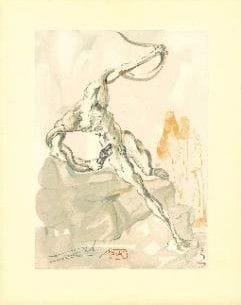 Signed artworks by Miró and Dalí