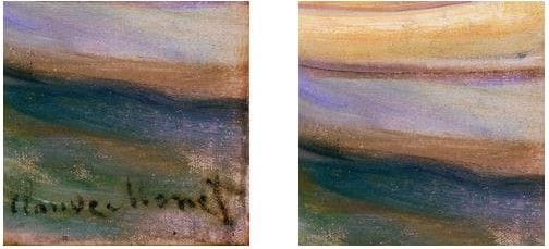 Examples of 227x227 extracted images with/without signature